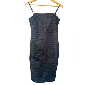 Calvin Klein Black Tie Cocktail Party Sleeveless Bodycon Mini‎ Dress